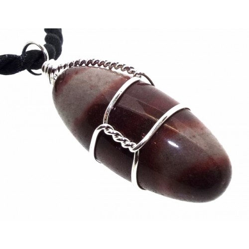 Wired Genuine Indian Shiva Lingam Spiritual Temple Pendant